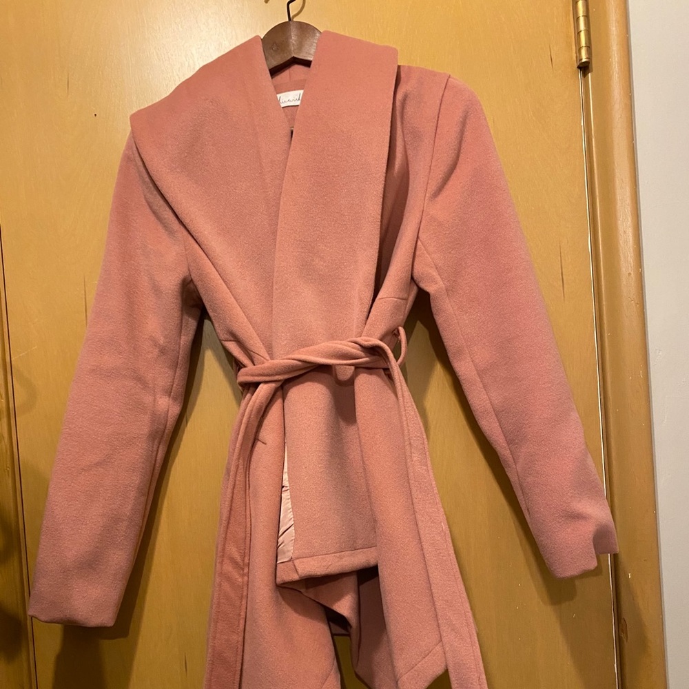 Rose pink coat size xs
